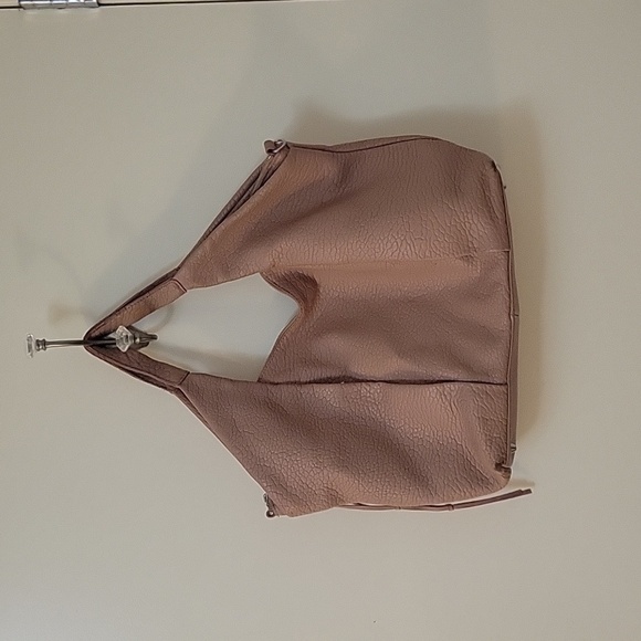 Vince CAMUTO Precious Blush Lambskin Steph Hobo Nappy Tote Bag - Picture 6 of 16